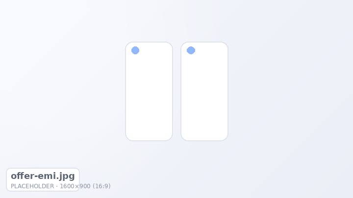 No-cost EMI from ₹999 / month